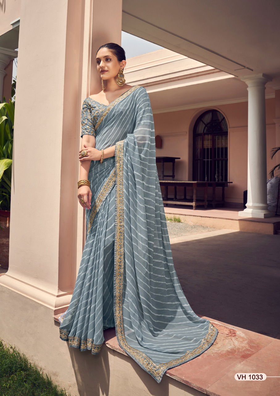 Stavan Vihana 3 Regular Wear Printed Designer Georgette Saree Collection